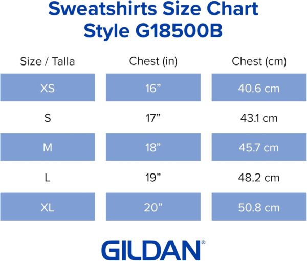 Gildan Youth Hoodie Sweatshirt, Style G18500B