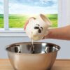 Egg Separator Funny Kitchen Gadget - Fun Snot Nose Egg Separator Tool Useful For Cooking And Baking White