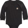 Carhartt Unisex Baby Long-Sleeve Pocket Bodysuit