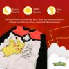 Pokemon Boys' 6-Piece Snug-fit Cotton Pajama Set, Soft & Cute for Kids