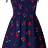 Girls Dresses, Toddler Dress, Little Toddler Girls' Flower Summer Strap Dresses,Backless Cute Floral Sundress for Kids