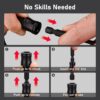 24Pcs Drill Bit Holder Keychain, Quick Release Bit Holder, 1/4 Bit Holder Gifts for Men, 1/4 Hex Shank Bit Holder, Screwdriver Bit Holder Cool Gadgets for Man