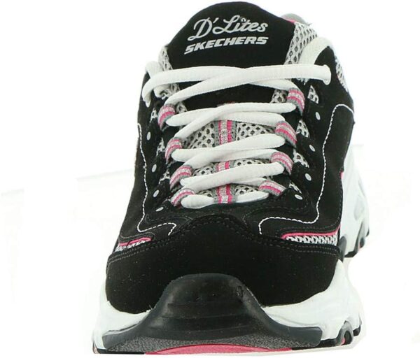 Skechers Women's D'Lites-Life Saver Memory Foam Lace-up Sneaker