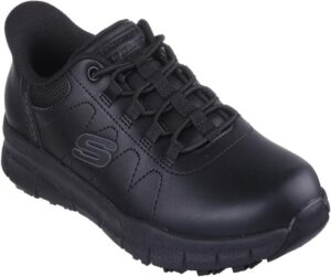 Skechers Women's Work Hands Free Slip Ins Nampa-Cottonbud Bungee Athletic Sr Food Service Shoe