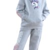 Girls Long Sleeve Hooddie Sweatshirt and Jogger Pants Winter Outfits Unicorn 6-11 Years