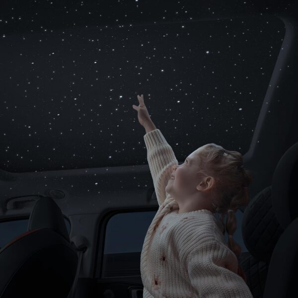 Star Lights for Car, Star Projector with Air Freshener, Ceiling Ambient Light with 6 Scents, Auto On/Off, Vent Clip Accent Light with Diffuser (Starry)