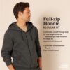 Amazon Essentials Men's Full-Zip Fleece Hoodie (Available in Big & Tall)