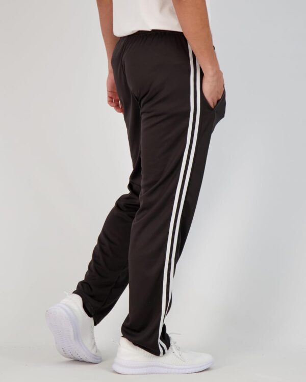 Real Essentials 3 Pack: Men's Mesh Athletic Gym Workout Lounge Open Bottom Sweatpants with Pockets (Available in Big & Tall)