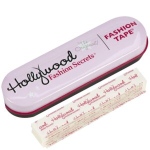 Hollywood Fashion Secrets Double Stick Fashion Tape, Seamless Style Support, Skin-Friendly Adhesive, for All Fabrics, 36-Strip Pack