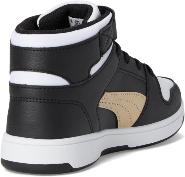 PUMA Unisex-Child Rebound Layup Mid Hook and Loop Sneaker