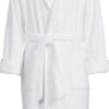 Lands' End Men's Calf Length Turkish Cotton Terry Bathrobe