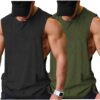 COOFANDY Men Workout Tank Top Gym Bodybuilding Sleeveless Muscle T Shirts Cut Off Shirts