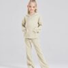 Girls' Clothing Sets 2 Piece Hoodie Long Sleeve Shirts Bell Bottom Cute 2025 Fall Outfits Sweatsuits