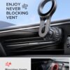 LISEN for iPhone 16 MagSafe Car Mount, [Quick Install] Magnetic Mag Safe Car Phone Holder Vent, Car Accessories Valentines Gifts for Him Her iPhone 16 Pro Max 15 14 13 12 Plus Mini Men Women, Black