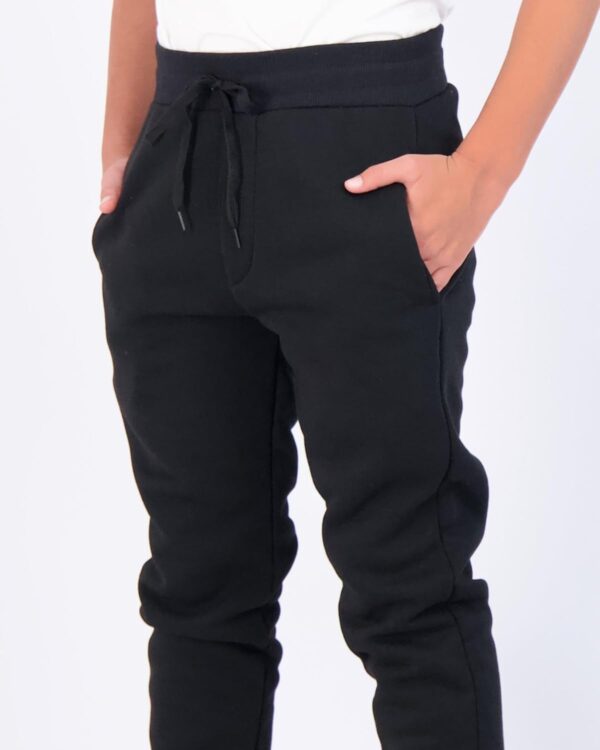 Real Essentials 3 Pack: Boys Cotton Active Fleece Jogger Sweatpants