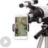 Gskyer Telescope, 70mm Aperture 400mm AZ Mount Astronomical Refracting Telescope for Kids Beginners - Travel Telescope with Carry Bag, Phone Adapter and Wireless Remote.