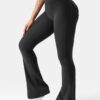 YEOREO Flare Leggings with Pockets for Women Brittany Leggings Workout Leggings for Women Butt Lifting Gym Yoga Leggings