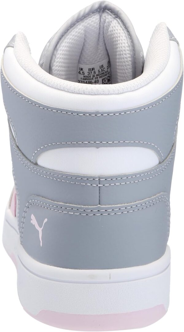 PUMA Kids' Rebound Layup Mid Hook and Loop Sneaker