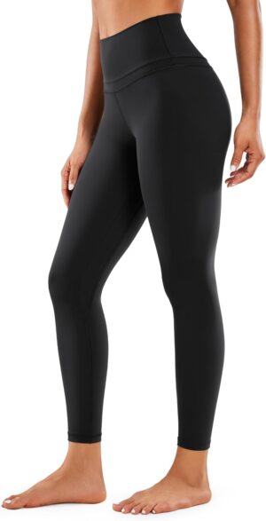 CRZ YOGA Womens Naked Feeling Workout 7/8 Yoga Leggings - 25 Inches High Waist Tight Pants