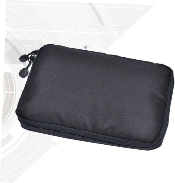 Angoily Waterproof Travel Digital Pouch USB Cable Storage Bag & Electronics Organizer Case for Gadgets Black