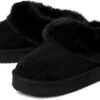 The Children's Place Girls' Indoor/Outdoor Comfy Slip-On Platform Shoe, Faux Fur Lined