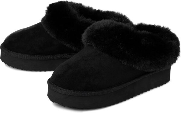 The Children's Place Girls' Indoor/Outdoor Comfy Slip-On Platform Shoe, Faux Fur Lined