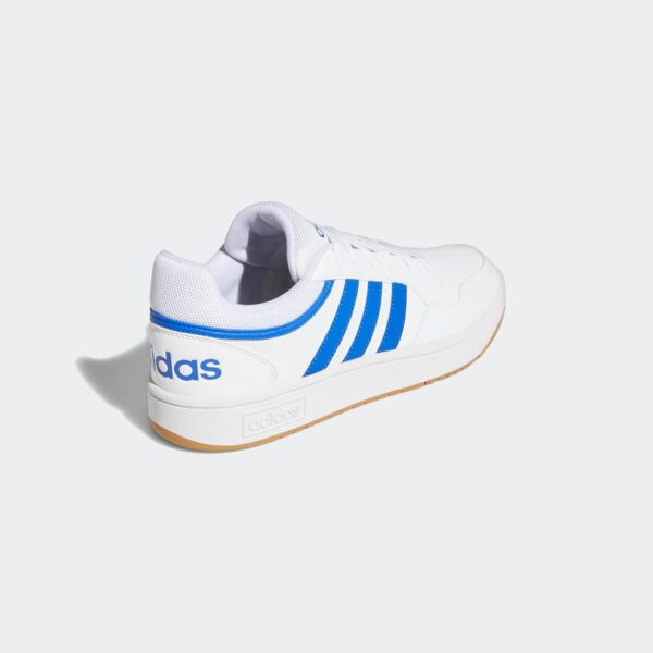 adidas Men's Hoops 3.0 Basketball Shoe, White/Team Royal Blue/Gum