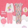 Disney 6-Piece Snug-fit Cotton Pajama Set, Soft & Cute for Kids