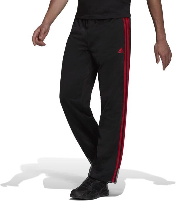 adidas Men's Essentials Warm-Up Open Hem 3-Stripes Tracksuit Pants