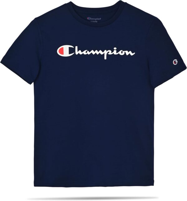 Champion Boys Tee Shirt Short Sleeve Logo T-Shirt for Kids