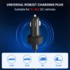 for Starlink Mini 12V Power Cable 3M/10FT, Heavy Duty 16AWG Cigarette Lighter to DC Cord, 12V-48V Car Charger Adapter for Starlink Mini Accessories