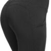 BALEAF Women's Fleece Lined Leggings Thermal Warm Winter Tights High Waisted Yoga Pants Cold Weather with Pockets