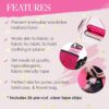 Hollywood Fashion Secrets Double Stick Fashion Tape, Seamless Style Support, Skin-Friendly Adhesive, for All Fabrics, 36-Strip Pack