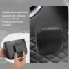 2PCS Car Trash Can with Lid + 60PCS Garbage Bag,Mini Trash Can Car Interior Accessories with Capacity 700ml,Multifunctional ABS Car Organizers and Storage (Black)