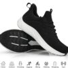 Feethit Mens Non Slip Walking Sneakers Lightweight Breathable Slip on Running Shoes Athletic Gym Tennis Shoes for Men