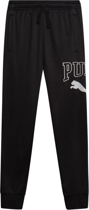 PUMA Boys' Jogger Pants - Soft Performance Fleece Athletic Jogger Sweatpants for Boys (8-20)