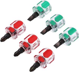 6pcs Screwdriver Cordless Drill Power Hand Electricians Tools Brother Sewing Machines Wrench Ratchet Tool Case Electrician Tools Electronic Gadgets Red Chrome Vanadium Alloy Steel