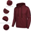 COOFANDY Men's Tracksuit 2 Piece Hooded Athletic Sweatsuits Casual Running Jogging Sport Suit Sets