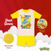 Pokemon Boys' 6-Piece Snug-fit Cotton Pajama Set, Soft & Cute for Kids