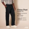 Amazon Essentials Men's Classic-Fit Wrinkle-Resistant Flat-Front Chino Pant (Available in Big & Tall)