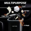 HOTOR Car Trash Can, Car Trash Cup with 30 Additional Car Trash Bags for Exclusive Using, Multipurpose Trash Can for Car, Office & Home to Meet Various Needs - 2 Packs