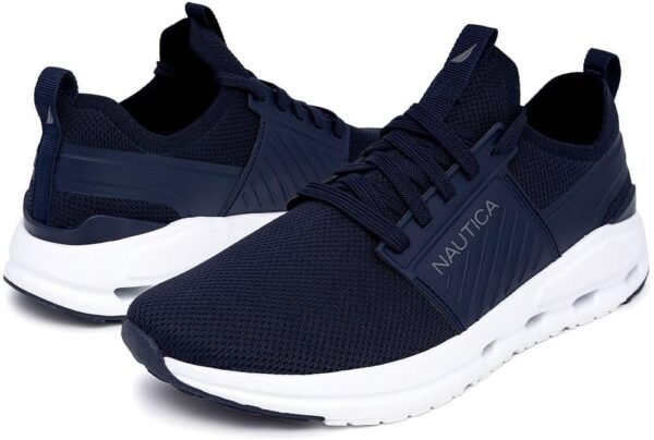 Nautica Mens Running Sneakers Sport Fashion Lace-Up Athletic Soft Shoes for Gym Tennis Men – Cushioned, Breathable, Lightweight & Comfortable