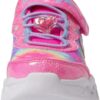 Skechers Girls' Flutter Heart Lights Groovy