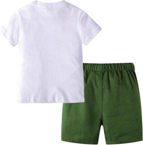 Toddler Boy Clothes Kids Summer Cotton Outfits Shirt Short Sets Size 2-7