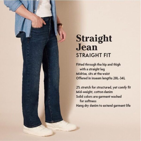 Amazon Essentials Men's Straight-Fit Stretch Jean