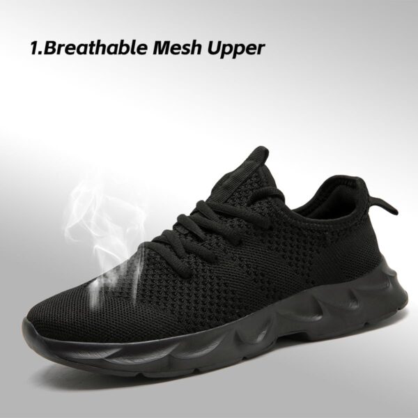 Men's Running Shoes Slip on Walking Shoes Lightweight Sneakers Tennis Workout Casual Breathable Shoes for Sports Gym