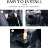 Fekey&JF Foldable Car Trash Can, Hanging Waterproof Leakproof Trash Can Storage Bag for Car with Large Capacity, Car Interior Accessories (Large)