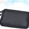 Waterproof Electronics Organizer Bag for Cables and Gadgets Travel Digital Pouch Case Black Ideal for USB Chargers and Accessories Storage