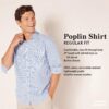 Amazon Essentials Men's Regular-Fit Long-Sleeve Casual Poplin Shirt