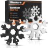 Gifts for Men, 18-in-1 Snowflake Multitool, Unique Mens Gifts, Birthday Gifts for Men Dad Him Husband Grandpa, Dad Gifts for Men Who Have Everything, Cool Gadgets Tools for Men